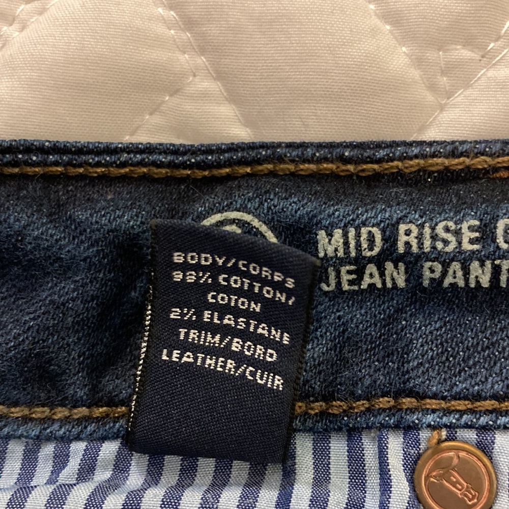 Dark blue Lands End crop jeans - Picture 4 of 7